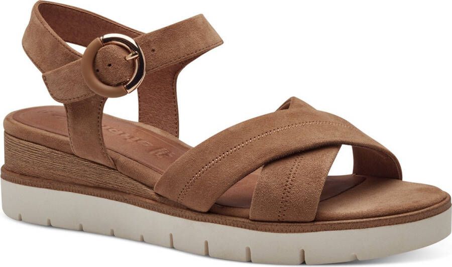 Tamaris leren muiltje 1-27135-42 305 damesschoenen slip-on M2713542 bruin