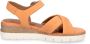 Tamaris Zomer Platte Sandalen Orange Dames - Thumbnail 7