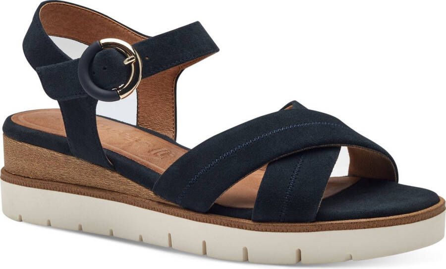 Tamaris leren muiltje 1-27135-42 305 damesschoenen slip-on M2713542 bruin