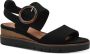 Tamaris Trendy Comfortabele Suède Sandaal Black Dames - Thumbnail 8