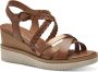 Tamaris Sandalen met hak cognac Synthetisch Dames - Thumbnail 5