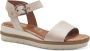 Tamaris Beige Comfort Sandaal met Gesloten Hak Beige Dames - Thumbnail 5