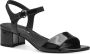 Tamaris Sandaaltjes blokhak feestdagenschuh avondschuh klittenband onder de siergesp - Thumbnail 1