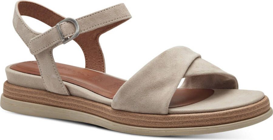 Tamaris Comfortabele damessandalen in effen kleuren