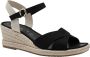 Tamaris 1-28367-42 001 Black -espadrilles -sleehak pups -sandaal - Thumbnail 6