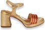 Tamaris Metallic Gouden Sandalette Vegan Zomer Look Multicolor Dames - Thumbnail 1