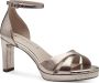 Tamaris Metallic Gouden Vegan Sandalette met 7 5 cm Hak Yellow Dames - Thumbnail 30