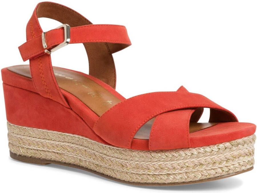 Tamaris Gouden Sandaal Sleehak - Foto 5