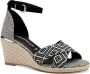Tamaris Comfort Sandalen voor Dames in Blackcomb - Thumbnail 1