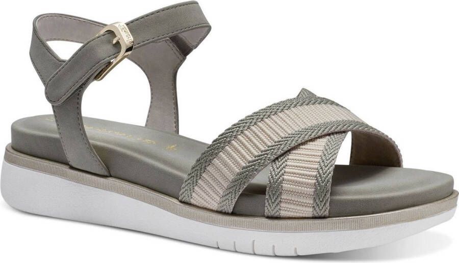 Tamaris Zwarte Casual Open Sandalen Stijlvol en Comfortabel Black Dames