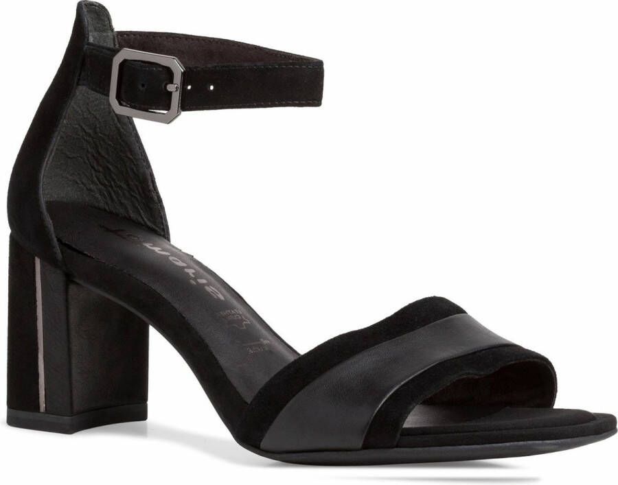 Tamaris NU 21% KORTING Sandaaltjes met metallic detail bij de hak