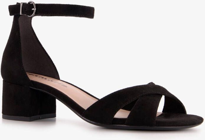 Tamaris Sandaaltjes blokhak zomerschoen sandalette met kruisband