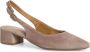 Tamaris Slingback Pumps taupe Leer Dames - Thumbnail 3