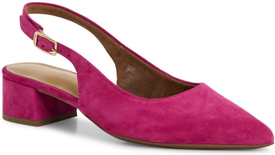 Tamaris Slingback pumps blokhak avondschoen zomerschoen met verstelbare riem