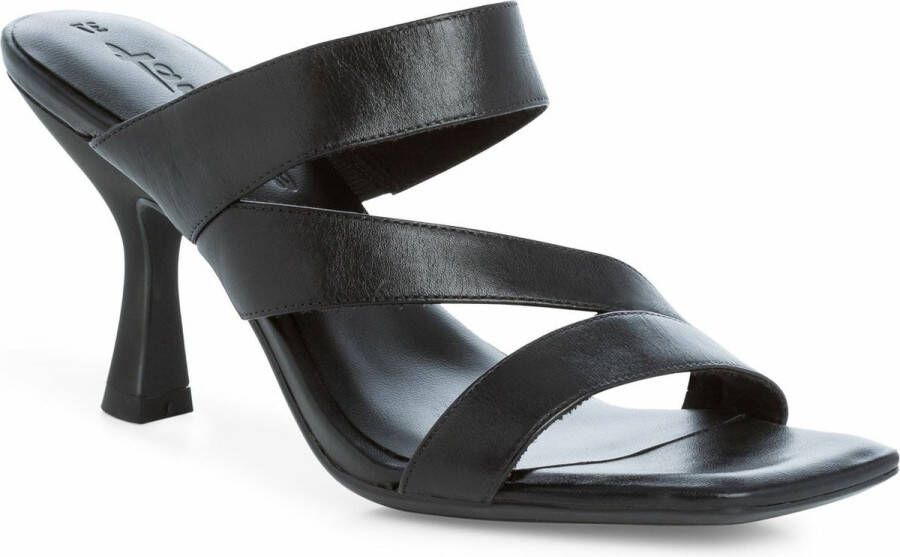 Tamaris Elegante zwarte open teen sandalen Black Dames