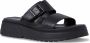 Tamaris black casual open slippers Zwart Dames - Thumbnail 1