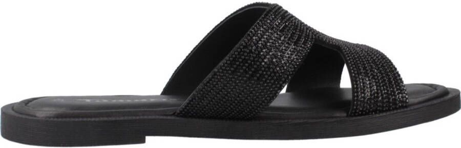 Tamaris Slippers blokhak feestmode zomerschoen met fonkelende bandage