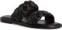 Tamaris Slippers blokhak zomerschoen slippers met gevlochten bandage - Thumbnail 1