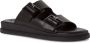 Tamaris Zwarte Leren Casual Open Slippers Black Dames - Thumbnail 7