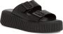 Tamaris Zwarte Open Casual Slippers Vrouwen Black Dames - Thumbnail 5