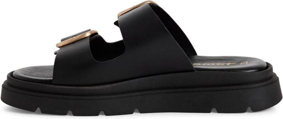Tamaris Slippers sleehak plateau zomerschoen met touch it-uitvoering