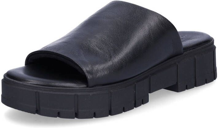 Tamaris Slippers plateau zomerschoen pantoffels in monochrome look