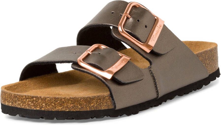 Tamaris Slippers zomerschoen slippers met gepolsterde binnenzool