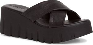 Tamaris Slippers in eenkleurige look