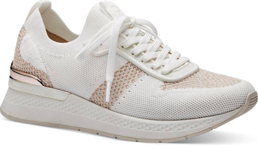 Tamaris Witte Roségouden Sneakers Vrouwen Volwassenen White Dames