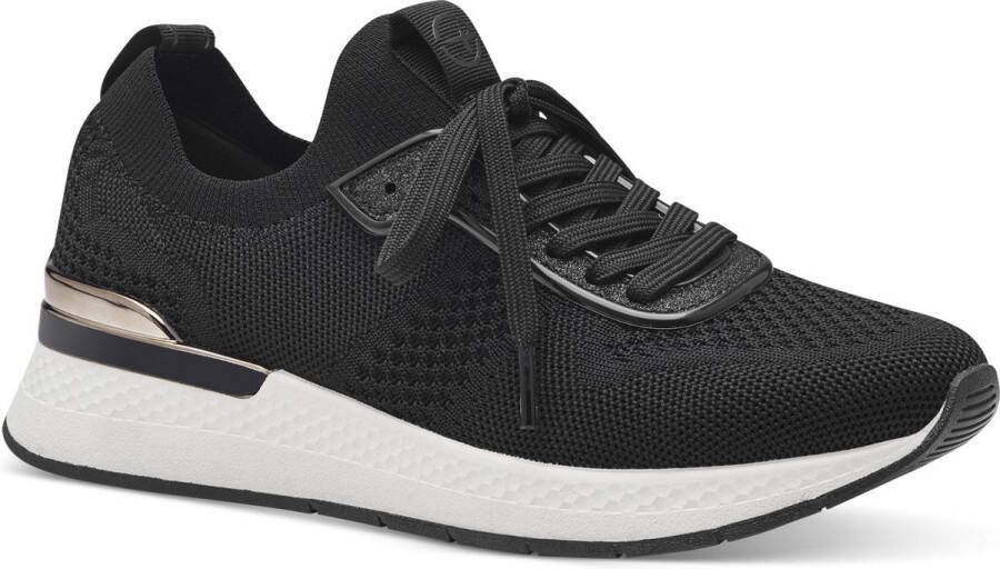 Tamaris dames sportschoenen 1-23712-42 048 Vegan M2371242 Zwart