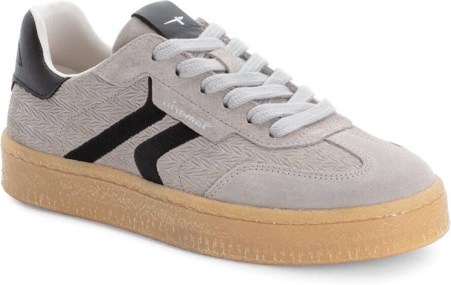 Tamaris leren damestrainers 1-23723-44 200 Lage damesschoen M2372344 Grijs - Foto 2