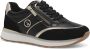 Tamaris Lage Damessneaker 1-23726-43 048 Dames M2373943 Zwart Goud - Thumbnail 2