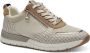 Tamaris lage damessneaker 1-23732-41 430 dames vegan M2373241 beige - Thumbnail 1