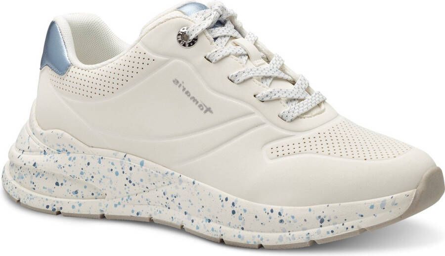 Tamaris Sneakers met gespikkelde zool vrijetijdsschoen lage schoen veterschoen