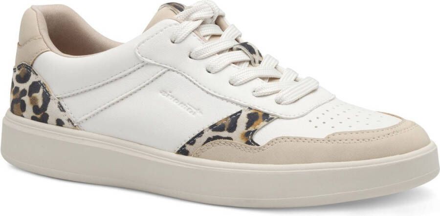 Tamaris Plateausneakers vrijetijdsschoen lage schoen veterschoen met contrastafwerkingen