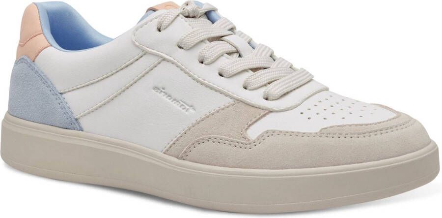 Tamaris Plateausneakers vrijetijdsschoen lage schoen veterschoen met contrastafwerkingen