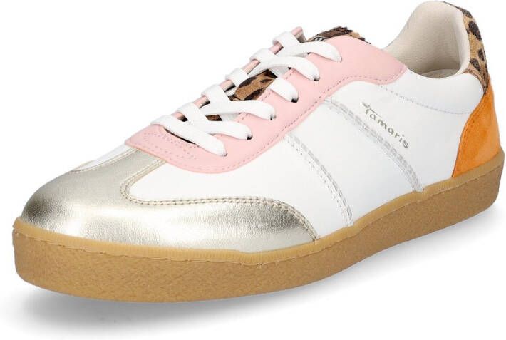 Tamaris Sneakers veterschoen lage schoen vrijetijdsschoen opvallende contrastaccenten