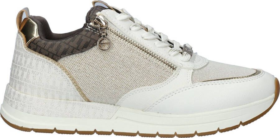 Tamaris Sneakers met sleehak Almina vrijetijdsschoen lage schoen veterschoen in smalle vorm