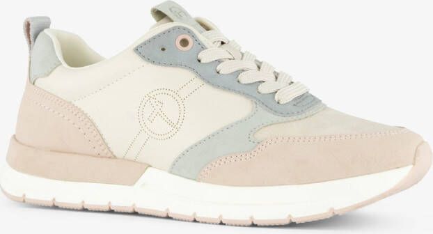 Tamaris Sneakers met sleehak veterschoen vrijetijdsschoen lage schoen met contrastafwerkingen