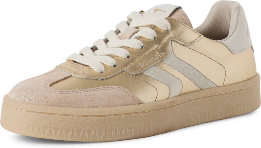 Tamaris dames sportschoenen 1-23823-44 942 damesschoenen leer M2372344 goud