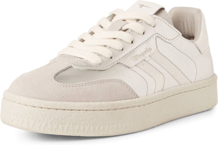 Tamaris dames sportschoenen 1-23823-44 948 damesschoenen leer M2372344 zilver