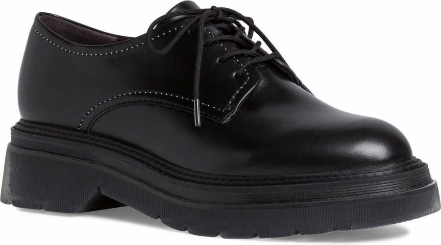 Tamaris Dames Veterschoen 1 1 23730 27 001 zwart normal