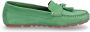 Tamaris Groene leren loafers voor dames Green Dames - Thumbnail 3