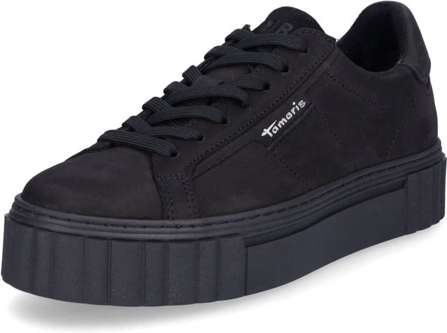 Tamaris Zwarte lage sneakers voor vrouwen Black Dames