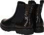 Tamaris Zwarte Chelsea Boot met Dierenprint Detail Black Dames - Thumbnail 1