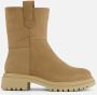 Tamaris Beige Warmgevoerde Dames Enkellaars Beige Dames - Thumbnail 9