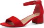 Tamaris damessandaal 1-28201-42 500 damesschoenen M2820142 rood - Thumbnail 1