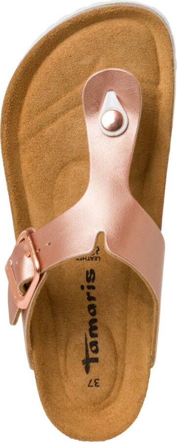 Tamaris Teenslippers Corra zomerschoen slippers met comfortabele tussenstuk voor de tenen