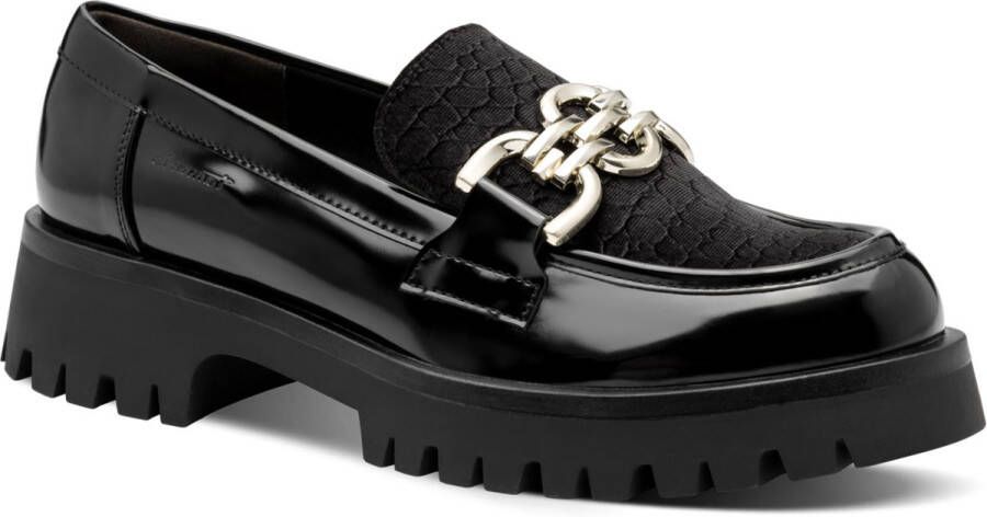 Tamaris damesslipschoen 1-24759-45 001 damessloaferschoenen M2475945 zwart