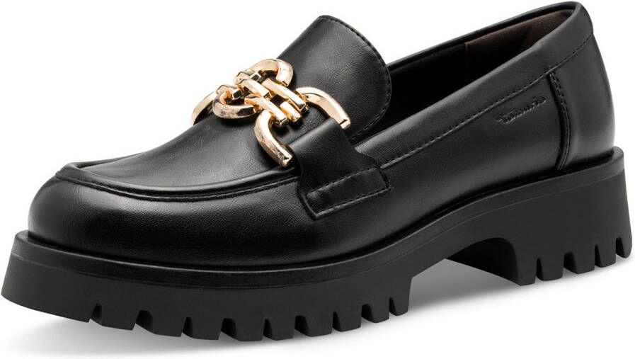 Tamaris damesslipschoen 1-24759-45 007 damessloaferschoenen M2475945 zwart